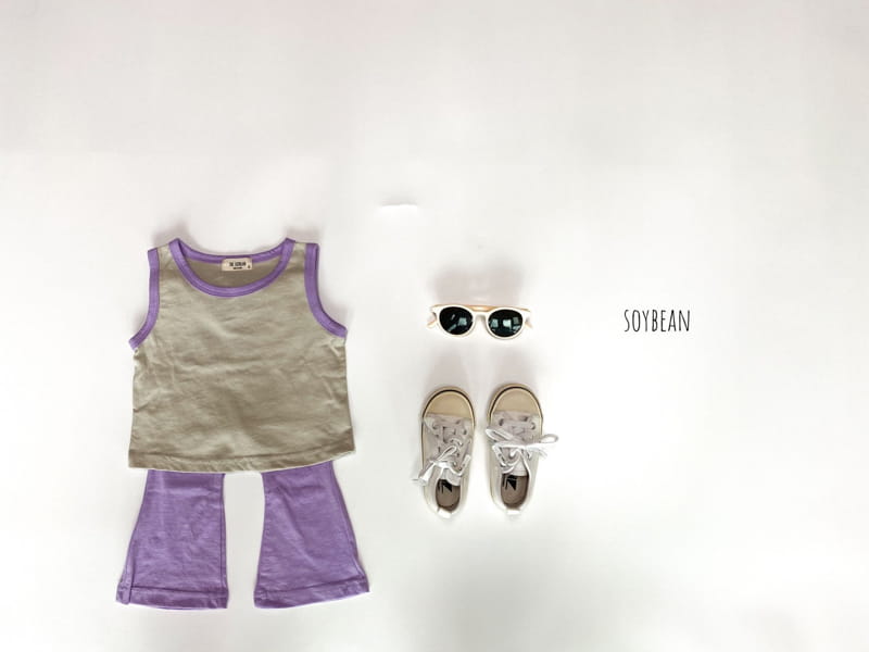 SOYBEAN - Korean Children Fashion - #Kfashion4kids - Ggoggoma Bootscut Top Bottom Set - 4
