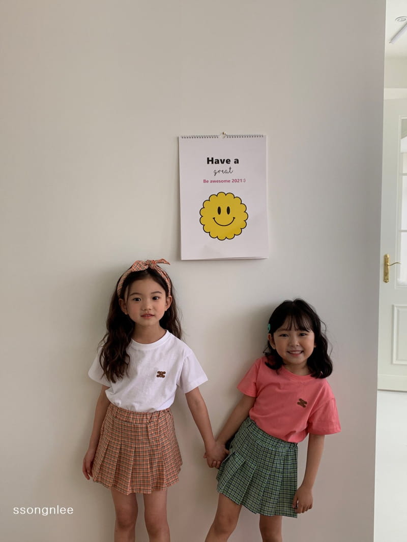 SSONGNLEE - Korean Children Fashion - #Kfashion4kids - Check Skirt Shorts - 10