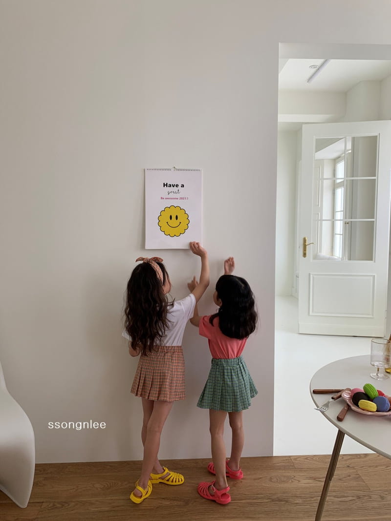 SSONGNLEE - Korean Children Fashion - #Kfashion4kids - Check Skirt Shorts - 8