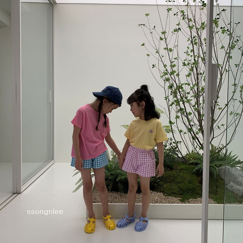 SSONGNLEE - Korean Children Fashion - #Kfashion4kids - Check Shorts - 11
