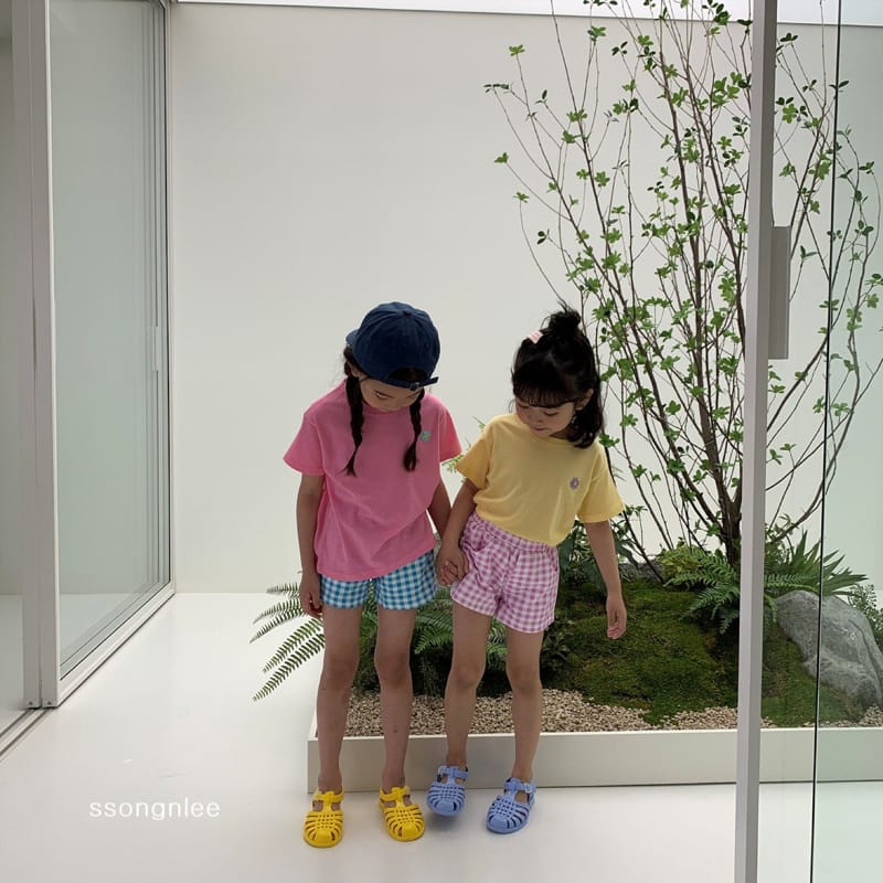 SSONGNLEE - Korean Children Fashion - #Kfashion4kids - Check Shorts - 12