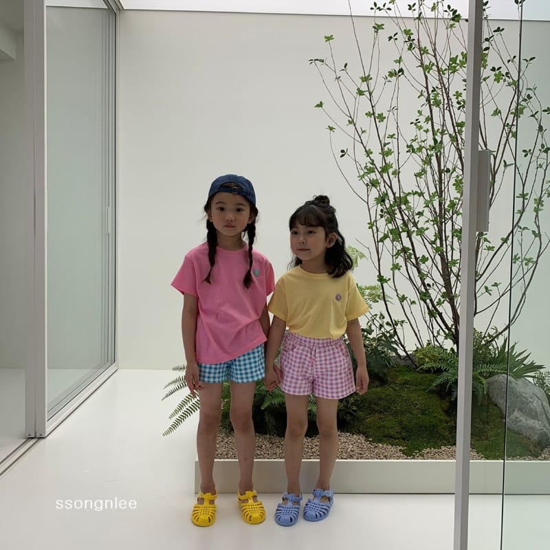 SSONGNLEE - Korean Children Fashion - #Kfashion4kids - Check Shorts - 5