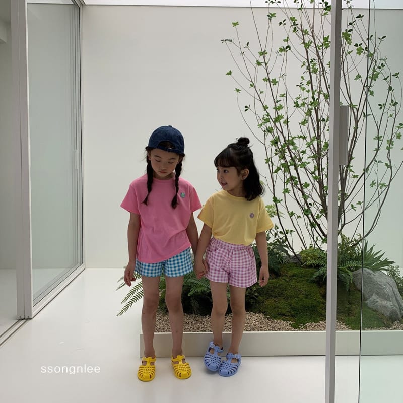 SSONGNLEE - Korean Children Fashion - #Kfashion4kids - Check Shorts - 6