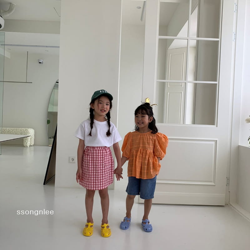 SSONGNLEE - Korean Children Fashion - #Kfashion4kids - Check Skirt - 8