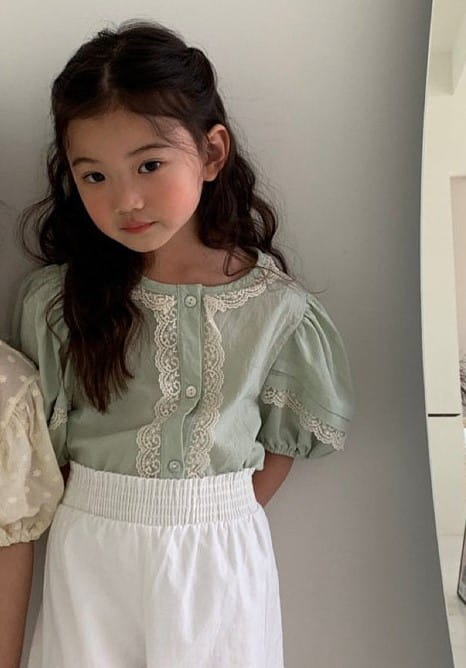 SSONGNLEE - Korean Children Fashion - #Kfashion4kids - Lace Blouse with Mom - 11