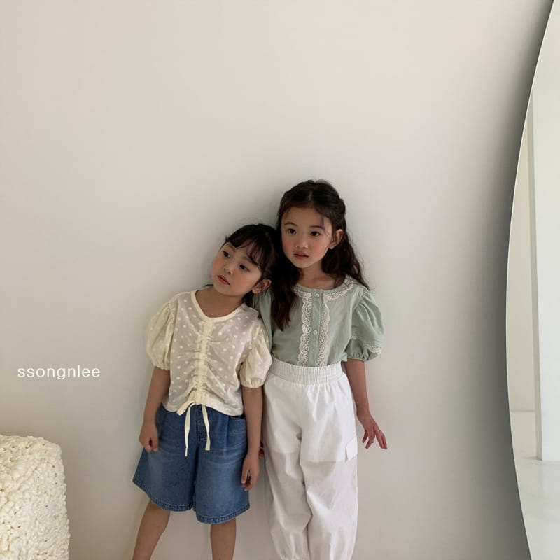 SSONGNLEE - Korean Children Fashion - #Kfashion4kids - Lace Blouse with Mom - 3