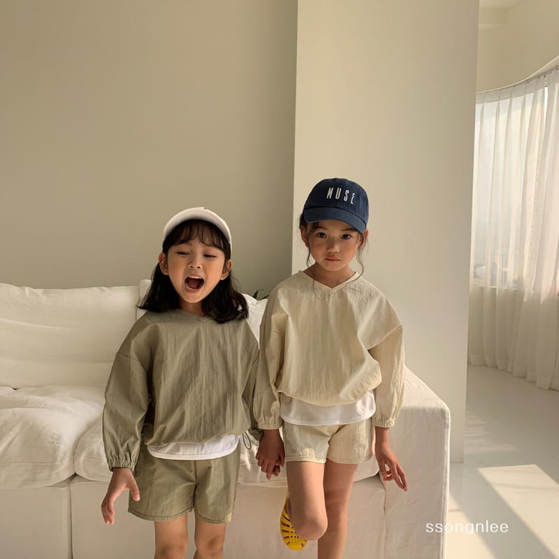 SSONGNLEE - Korean Children Fashion - #Kfashion4kids - V Top Bottom Set with Mom - 8