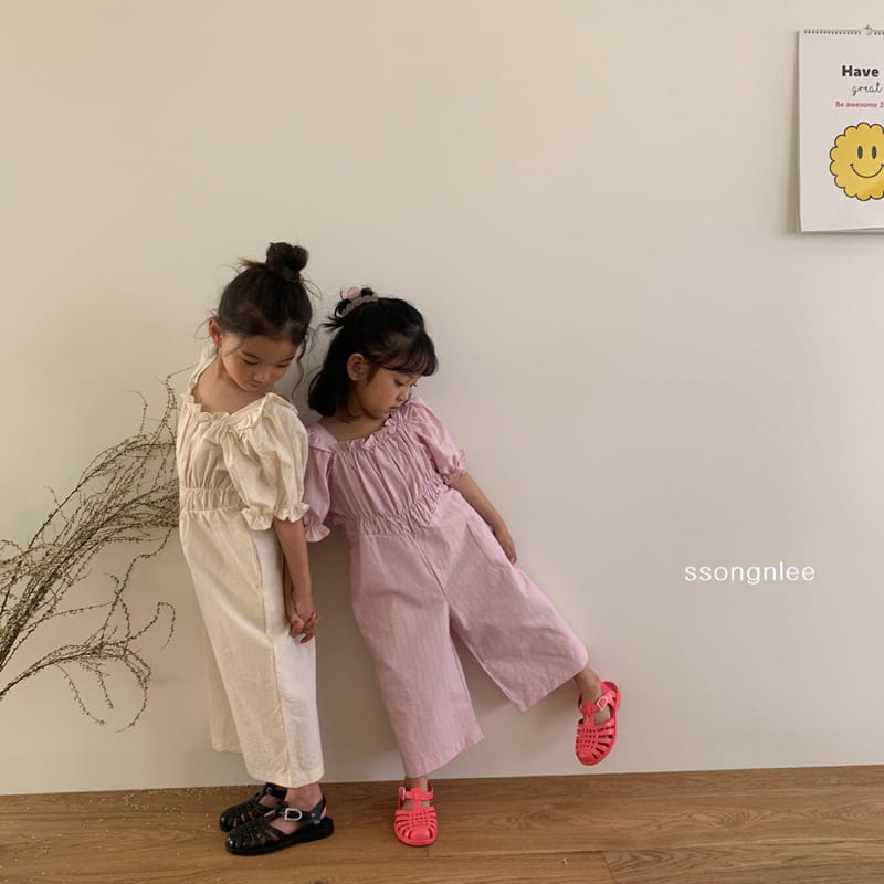 SSONGNLEE - Korean Children Fashion - #Kfashion4kids - Shirring Jumpsuit - 11