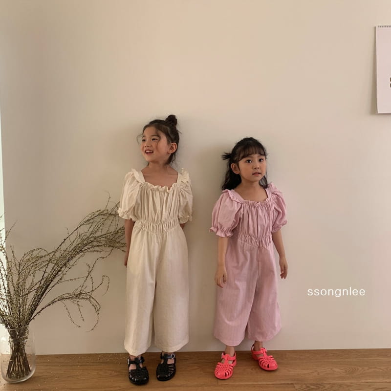 SSONGNLEE - Korean Children Fashion - #Kfashion4kids - Shirring Jumpsuit - 2
