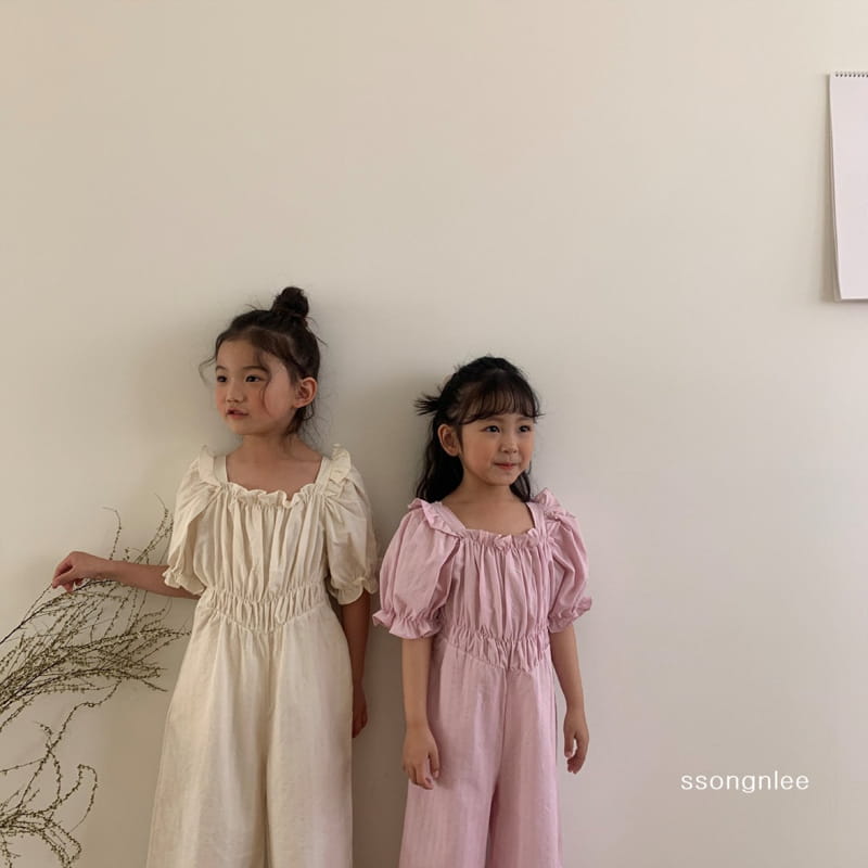 SSONGNLEE - Korean Children Fashion - #Kfashion4kids - Shirring Jumpsuit - 5