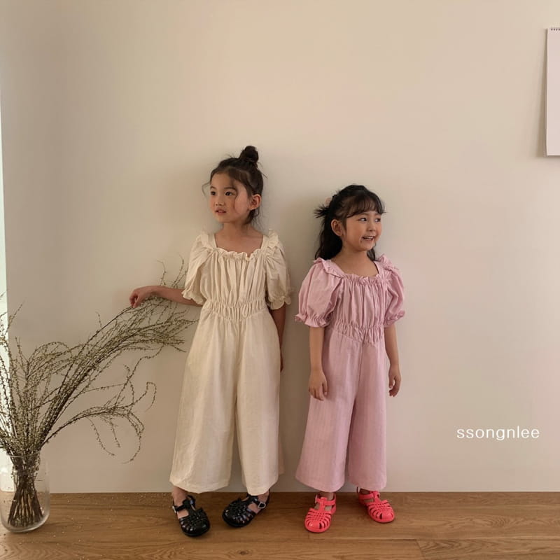 SSONGNLEE - Korean Children Fashion - #Kfashion4kids - Shirring Jumpsuit - 6
