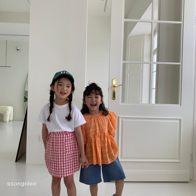 SSONGNLEE - Korean Children Fashion - #Kfashion4kids - Pintuck Denim Shorts with Mom - 6