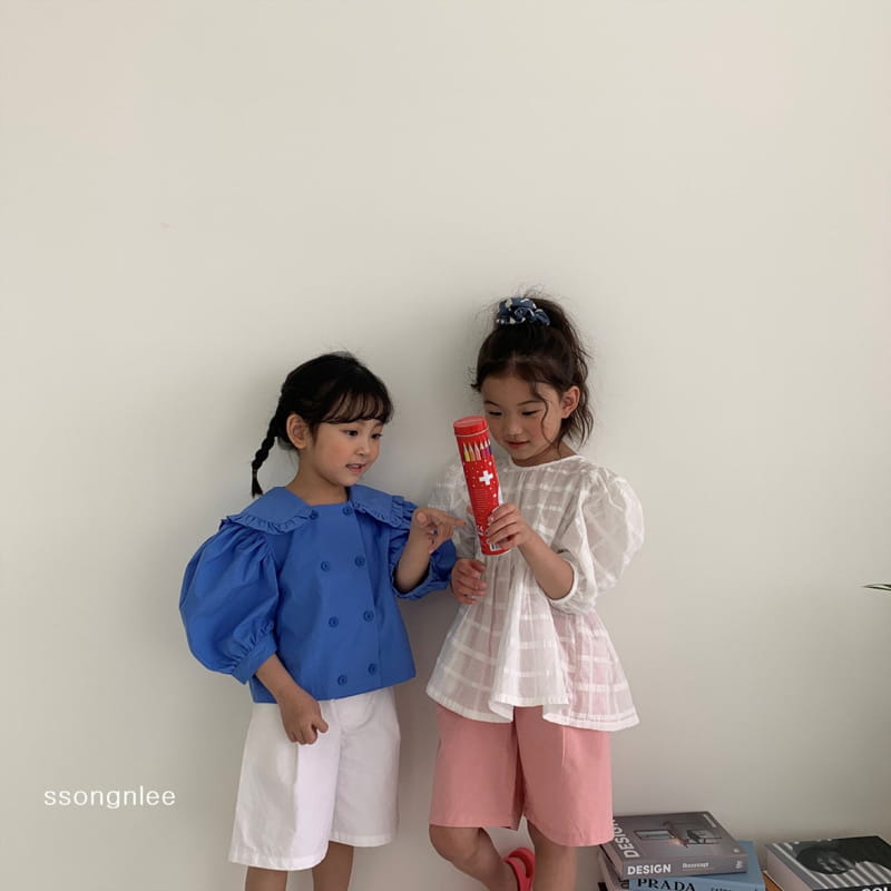SSONGNLEE - Korean Children Fashion - #Kfashion4kids - Pintuck Cotton Shorts - 3