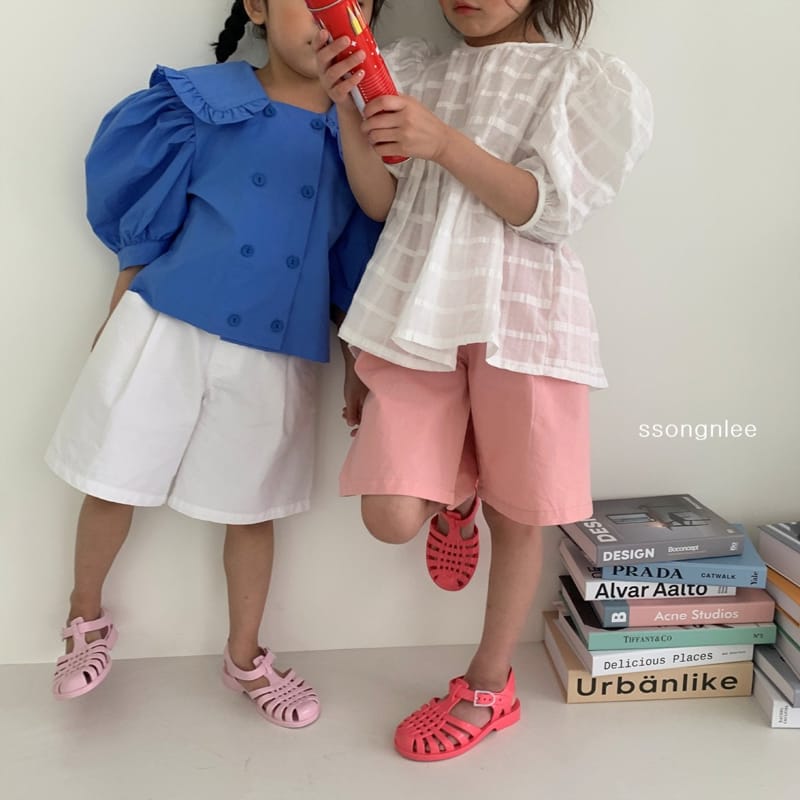 SSONGNLEE - Korean Children Fashion - #Kfashion4kids - Pintuck Cotton Shorts - 9