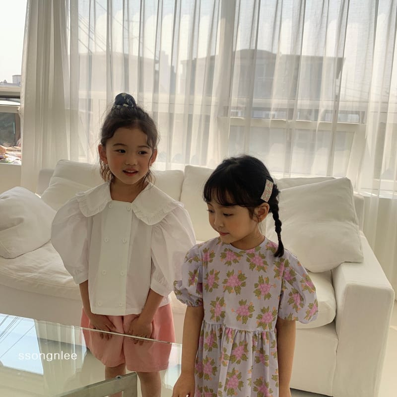 SSONGNLEE - Korean Children Fashion - #Kfashion4kids - Flower Pintuck One-piece with Mom - 11