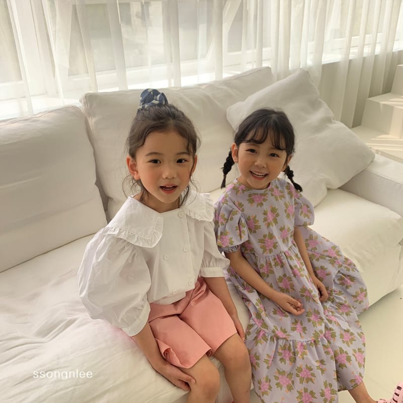 SSONGNLEE - Korean Children Fashion - #Kfashion4kids - Flower Pintuck One-piece with Mom - 9