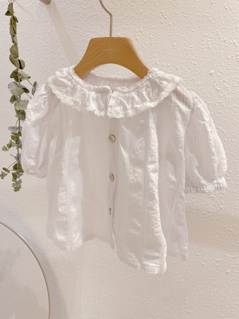 STUDIO M - Korean Children Fashion - #Kfashion4kids - Lace Blouse - 2