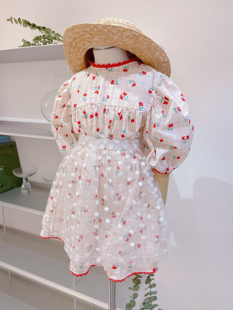 STUDIO M - Korean Children Fashion - #Kfashion4kids - Lace Sha Skirt