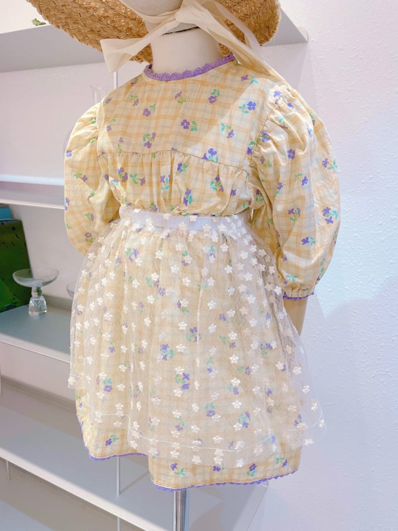 STUDIO M - Korean Children Fashion - #Kfashion4kids - Lace Sha Skirt - 3