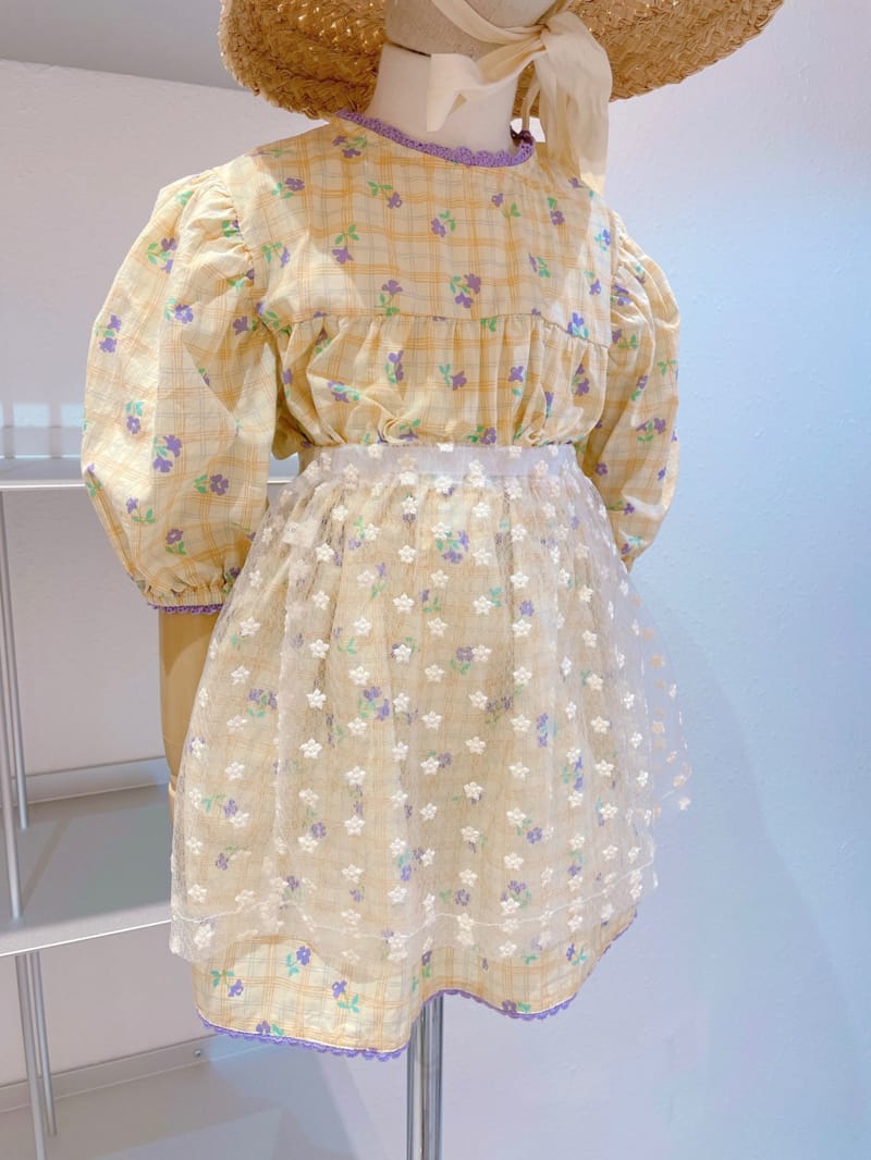 STUDIO M - Korean Children Fashion - #Kfashion4kids - Lace Sha Skirt - 4