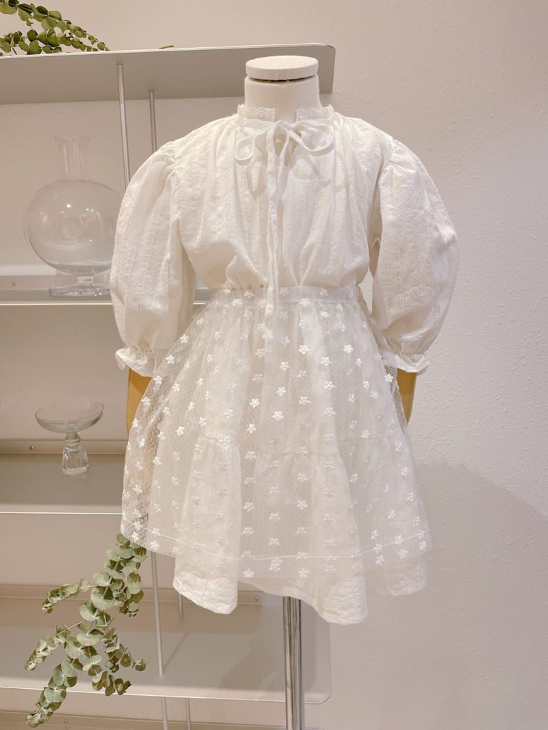 STUDIO M - Korean Children Fashion - #Kfashion4kids - Lace Sha Skirt - 5