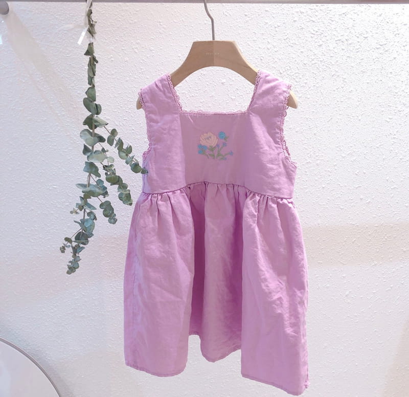 STUDIO M - Korean Children Fashion - #Kfashion4kids - Margaret Embroidery One-piece - 10