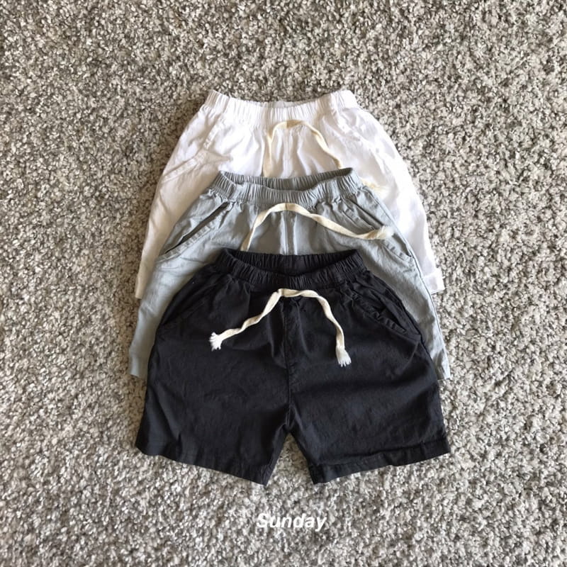 SUNDAY CLOSET - Korean Children Fashion - #Kfashion4kids - Linen Span Shorts - 2