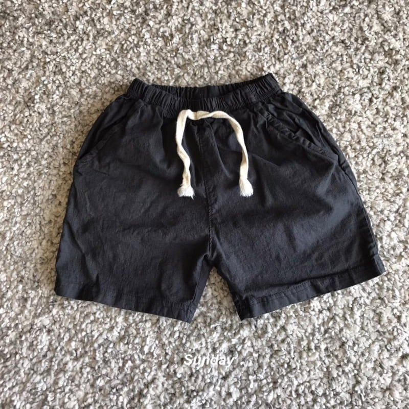 SUNDAY CLOSET - Korean Children Fashion - #Kfashion4kids - Linen Span Shorts - 6