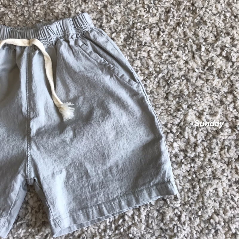 SUNDAY CLOSET - Korean Children Fashion - #Kfashion4kids - Linen Span Shorts - 8