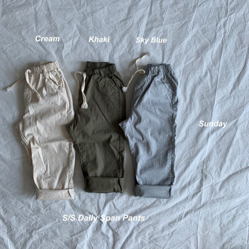 SUNDAY CLOSET - Korean Children Fashion - #Kfashion4kids - Daily Span Pants