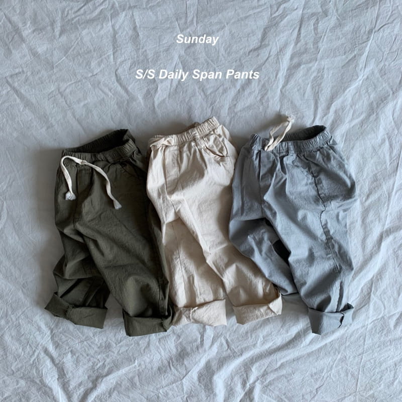 SUNDAY CLOSET - Korean Children Fashion - #Kfashion4kids - Daily Span Pants - 3