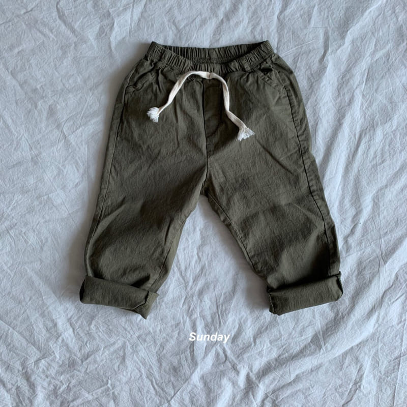 SUNDAY CLOSET - Korean Children Fashion - #Kfashion4kids - Daily Span Pants - 6