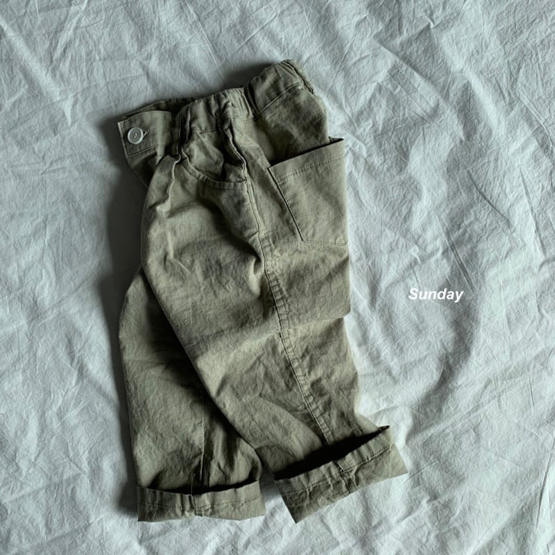 SUNDAY CLOSET - Korean Children Fashion - #Kfashion4kids - Macroon Linen Pants - 6
