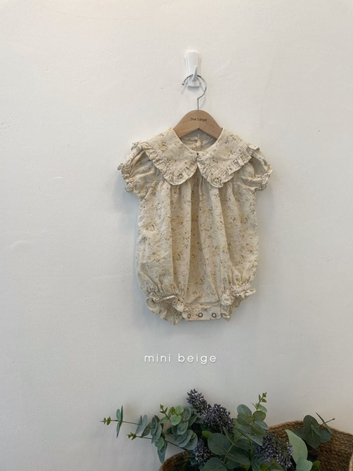 THE BEIGE - Korean Children Fashion - #Kfashion4kids - Frill Collar Bodysuit - 10