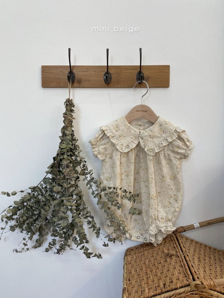 THE BEIGE - Korean Children Fashion - #Kfashion4kids - Frill Collar Bodysuit - 8