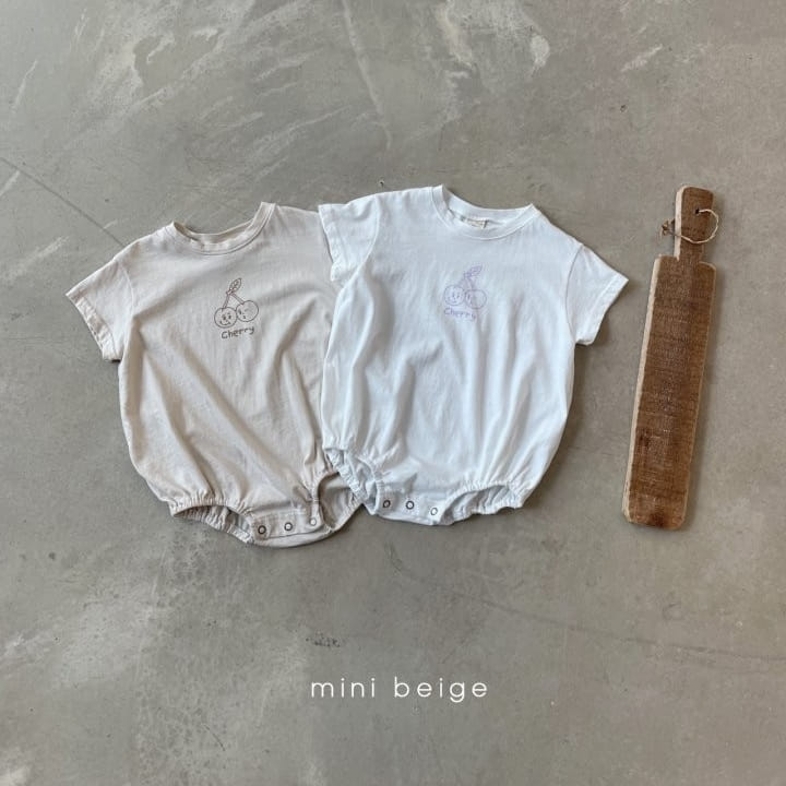 THE BEIGE - Korean Children Fashion - #Kfashion4kids - Cherry Bong Bong Bodysuit - 2
