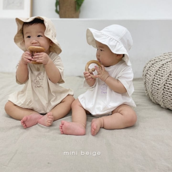 THE BEIGE - Korean Children Fashion - #Kfashion4kids - Cherry Bong Bong Bodysuit - 4