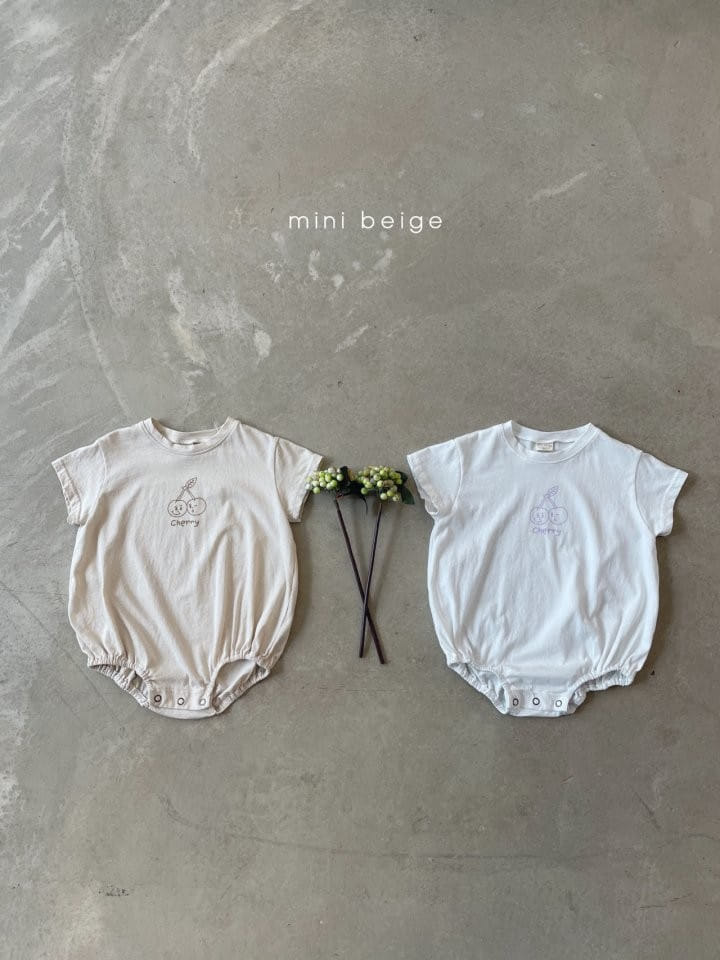 THE BEIGE - Korean Children Fashion - #Kfashion4kids - Cherry Bong Bong Bodysuit - 5