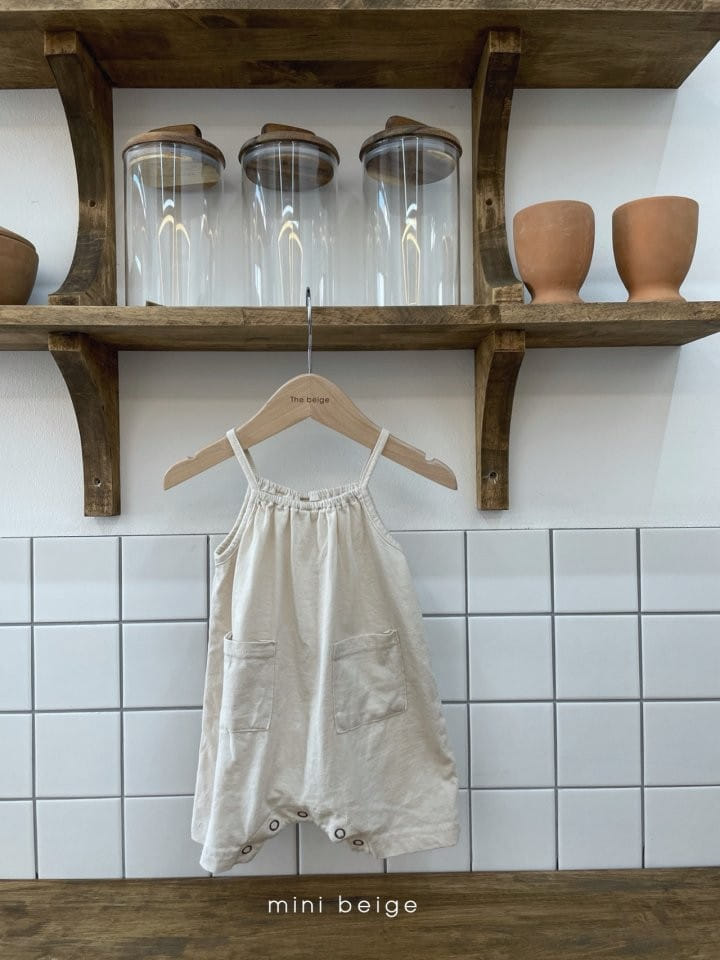 THE BEIGE - Korean Children Fashion - #Kfashion4kids - Pocket Sleeveless Bodysuit - 10
