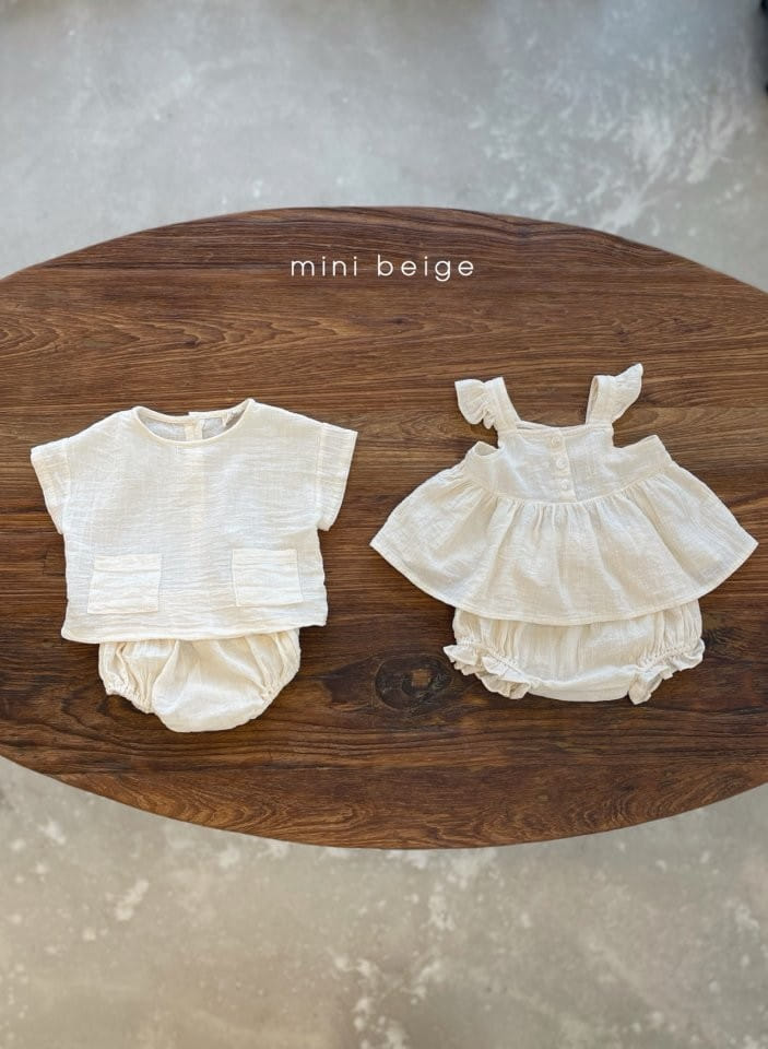 THE BEIGE - Korean Children Fashion - #Kfashion4kids - Short Sleeves Bloomer Set - 10