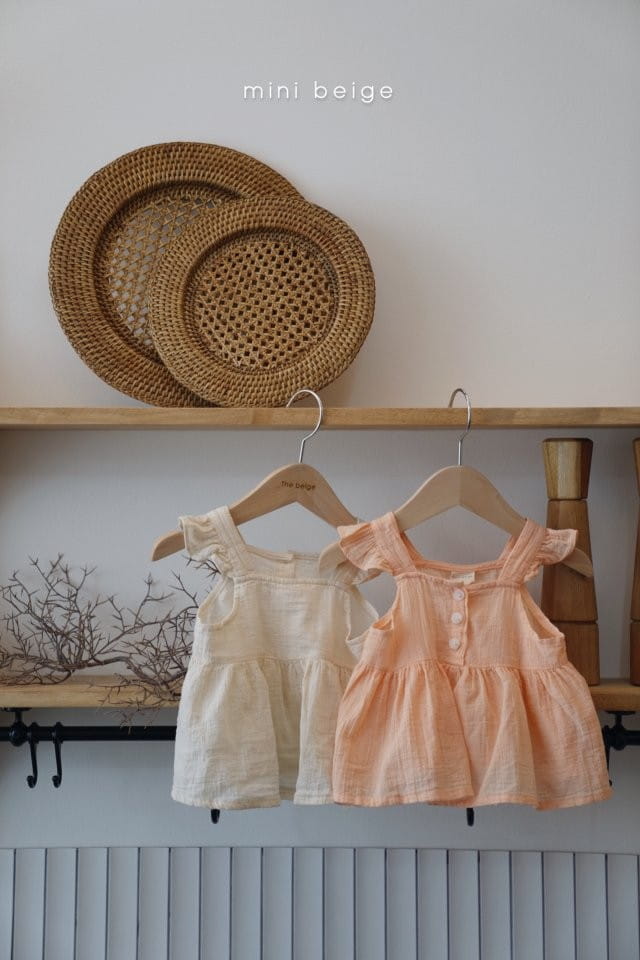THE BEIGE - Korean Children Fashion - #Kfashion4kids - Wing Sleeveless Bloomer Set - 7