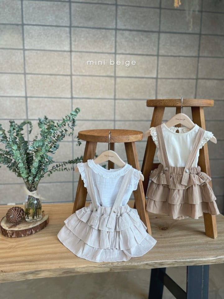 THE BEIGE - Korean Children Fashion - #Kfashion4kids - Can Can Dungarees Bloomer - 10