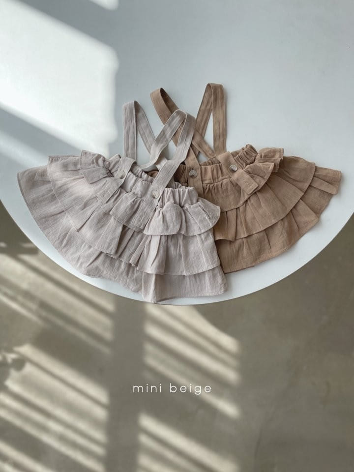 THE BEIGE - Korean Children Fashion - #Kfashion4kids - Can Can Dungarees Bloomer - 8