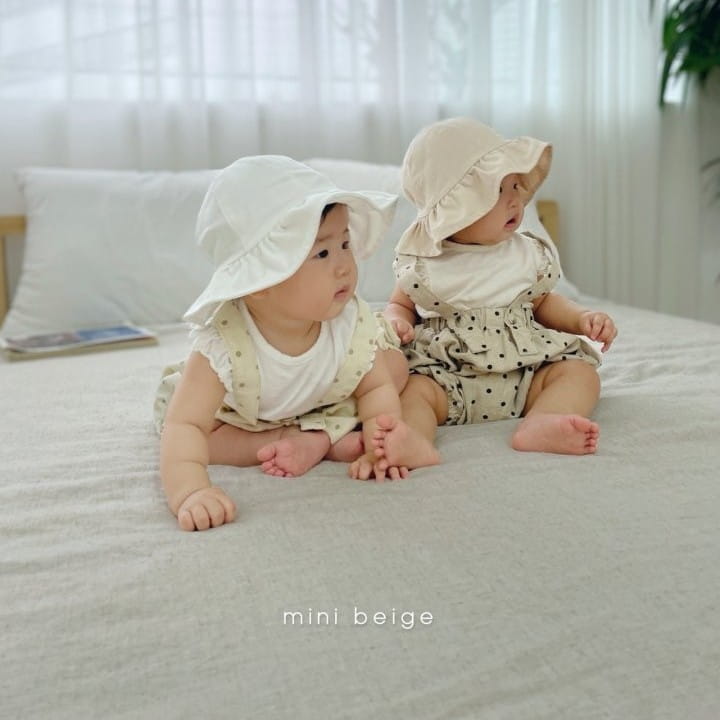 THE BEIGE - Korean Children Fashion - #Kfashion4kids - Dot Dungarees Bloomer - 3