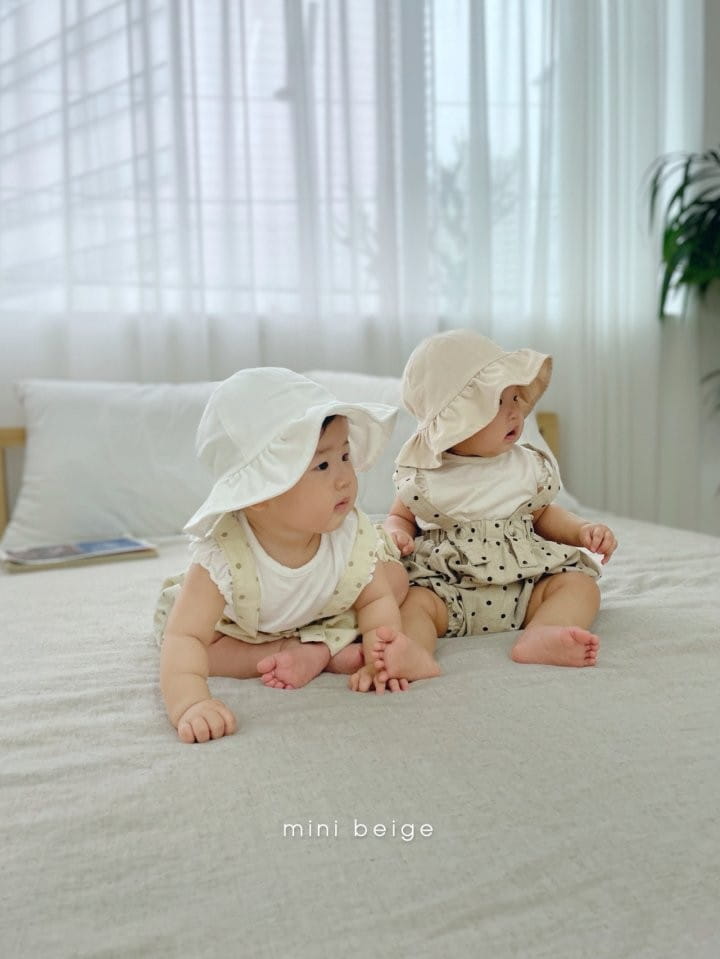 THE BEIGE - Korean Children Fashion - #Kfashion4kids - Dot Dungarees Bloomer - 5