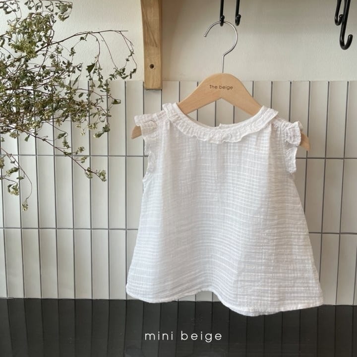 THE BEIGE - Korean Children Fashion - #Kfashion4kids - Pure Frill Blouse - 2