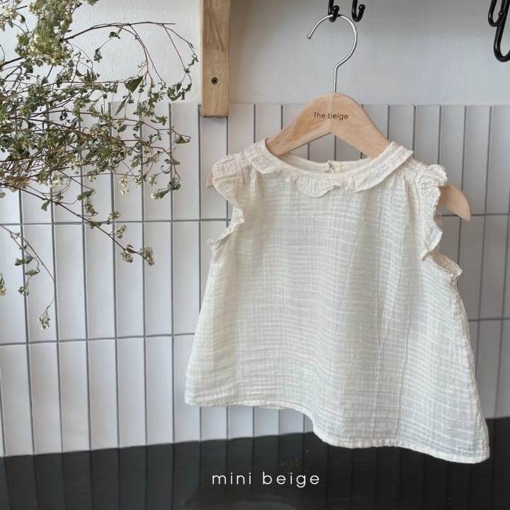 THE BEIGE - Korean Children Fashion - #Kfashion4kids - Pure Frill Blouse - 3