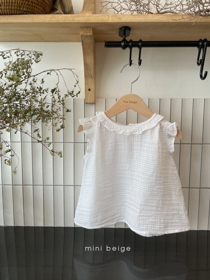 THE BEIGE - Korean Children Fashion - #Kfashion4kids - Pure Frill Blouse - 4