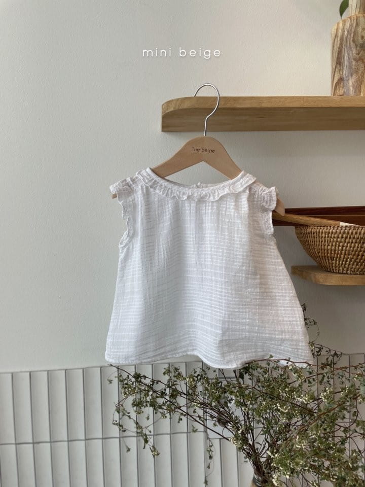 THE BEIGE - Korean Children Fashion - #Kfashion4kids - Pure Frill Blouse - 5