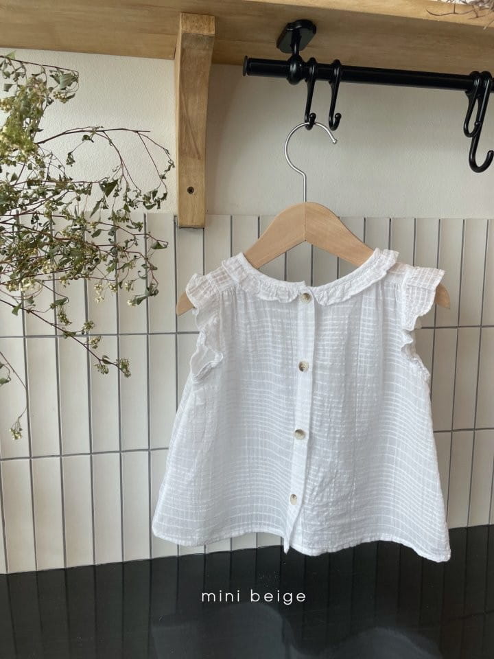 THE BEIGE - Korean Children Fashion - #Kfashion4kids - Pure Frill Blouse - 6